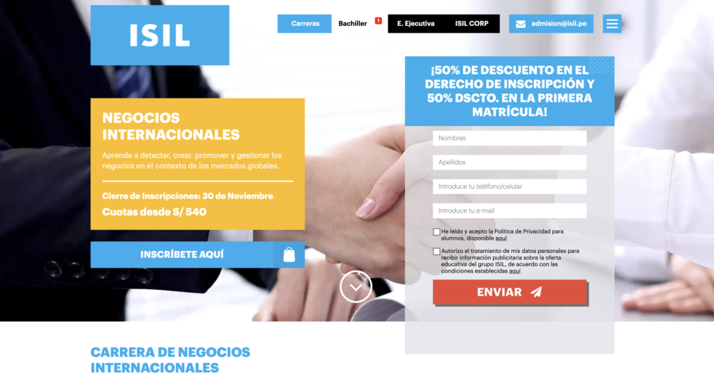 Carrera de Negocios Internacionales