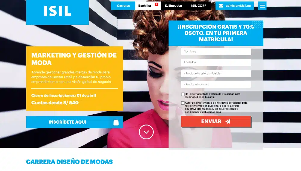 Estudia la caarrera de diseño de moda