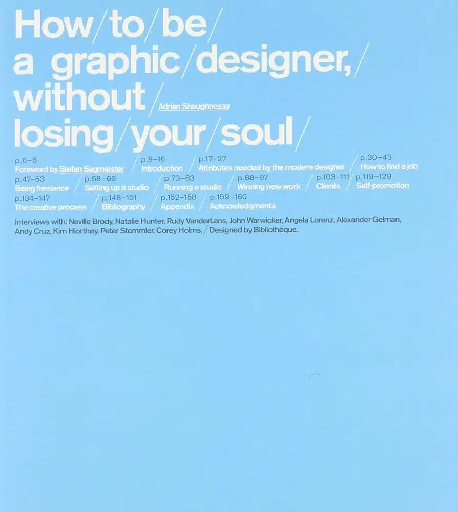 Libro Como ser un diseñador grafico sin perder el alma
